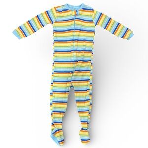 Place Vibrant Striped Kids Footie size 24 months